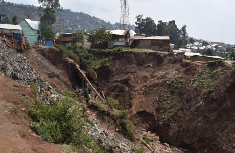 Gully erosion in Bukavu