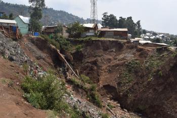 Gully erosion in Bukavu